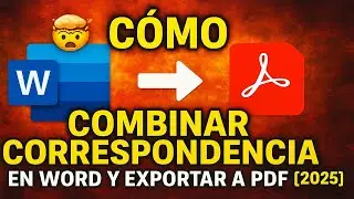 COMBINAR CORRESPONDENCIA y Enviar Correos, Generar PDF, muchas opciones!