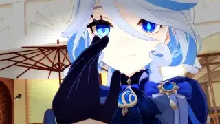 POV Furina pats your head [Genshin Impact MMD]