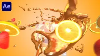 Element 3D Tutorial Juice Animation In - Adobe After Effects Tutorial