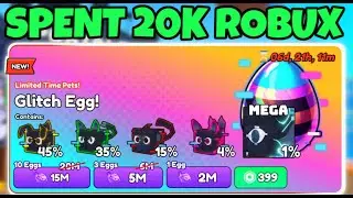 I Spent 20K ROBUX Buying EXCLUSIVE EGGS In Clicker Simulator...