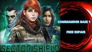 WAR COMMANDER - SECTOR SHEILD COMMANDER BASE 1 FREE REPAIR USING MALACHI