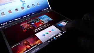 ThinkPad X1 Foldの画面操作