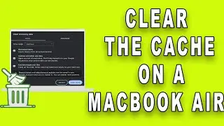 How to clear the cache on a MacBook Air