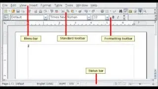 Components of OpenOffice Calc