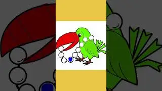 #shorts|Drawing bird |coloring for kids & toddlers|lets draw, paint together|beginer draw|