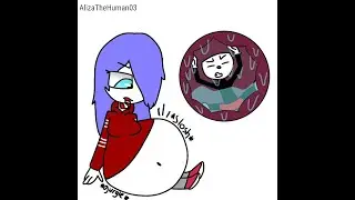 cala maria eats cuphead and mugman (slow motion)