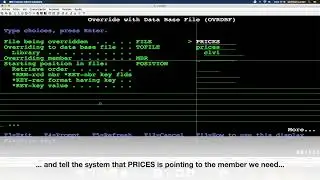 Coding in RPG (IBM i/AS400). Using physical files with members with SQL