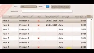 05  Système de paiement mensuel avec Windev