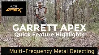 Garrett ACE APEX Metal Detector - Quick Feature Highlights