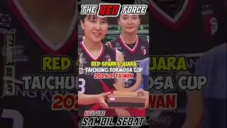 WOW‼️RED SPARKS JUARA TAICHUNG FORMOSA CUP⁉️#redsparks #ligavolikorea #volleyball #vollykorea
