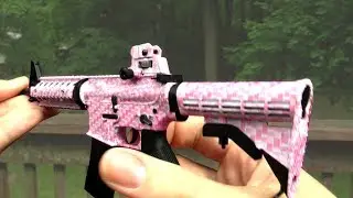 Limited Edition [Pink] Mini M4A1 - Goat Guns Guest build.