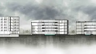 Easy Architectural Section Rendering: photoshop and revit