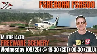 LIVE | MSFS | Freeware Scenery | GA Scenic Flight in Canada|  | CYZT-YRN-CYBD-CBW2 | Real GA Pilot