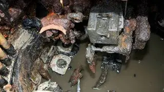 LIFTING THE T-34 TANK OUT OF THE SWAMP