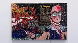 Federico Solmi I Dick Richman burn in hell, 2011