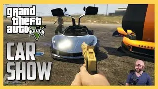 GTA 5 Car Show on the runway! | Swiftor