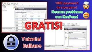 Keepass FREE with tutorial in ITALIAN with English subtitles