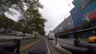 My ride in to work, on a bike