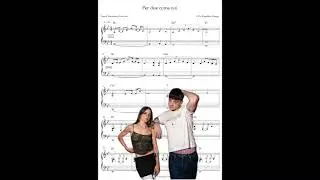 Per due come noi - Olly, Angelina Mango base e spartito piano