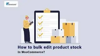 How to bulk edit product stock in WooCommerce?