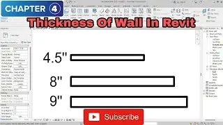 04-How Can I Change Thickness of wall In Revit 2022? | For Beginners |
