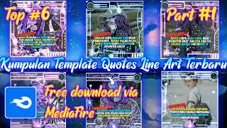 Kumpulan Template Avee Player Line Art || Top 6 || Template Avee Player | Part #1