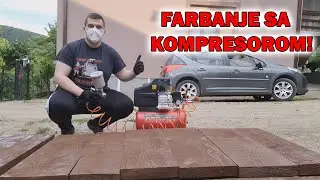 Farbanje sa KOMPRESOR-OM!