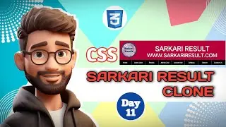 Sarkari Result Website Clone Using HTML & CSS Part-2 | Lecture-11 | Programming Site