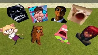 Some Nextbots Chases Me In Big City - Gmod