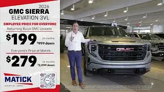 2026 GMC Sierra Elevation Crew Cab Lease | $199/mo with $999 Down | Employee Price for Everyone