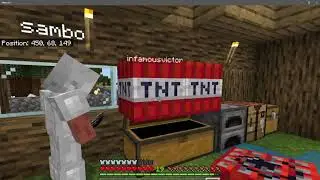 Minecraft burning home maybe
