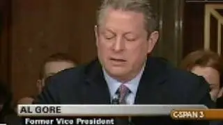 Al Gore Testifies in Senate on Repowering America