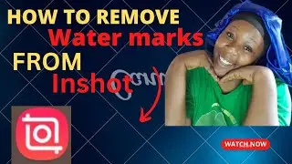 Learn how to remove water marks from your video for free (using inshot) editing app.#viral #inshot