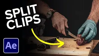 After Effects: How to Split Clip