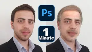 Menschen altern lassen in Photoshop CC 2021 - Personen älter machen Tutorial (deutsch)