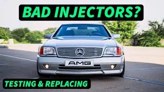 TESTING AND INSTALLING ALL NEW INJECTORS IN A MERCEDES R129  IS IT WORTH IT?