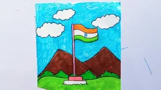 Independence Day Drawing 🇮🇳 #15august #artzriteeshh #independenceday