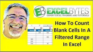 How To Count Blank Cells In A Filtered Range In Excel