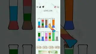 SortPuz Level 296 | Water Sort Puzzle Level 296