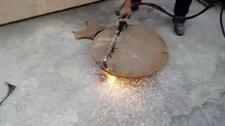 80N.B. flange cutting