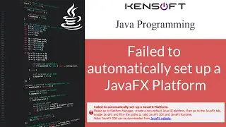 Failed to automatically set up a JavaFX Platform SOLVED Apache NetBeans 12.3