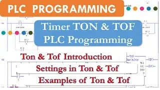 Timer On and Timer Of PLC Programming