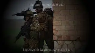 "Inno al settimo" - Hymn of the Seventh Bersaglieri Regiment (+English Subtitles)