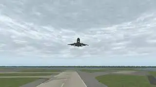 KC - 130 Американский военный самолет, посадка / American military aircraft landing
