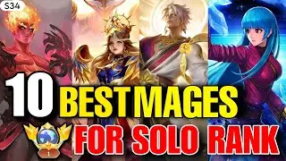 Top 10 Best Meta Mages For Solo Rank Season-34 Mobile Legends | Best Heroes in Mobile Legends 2024