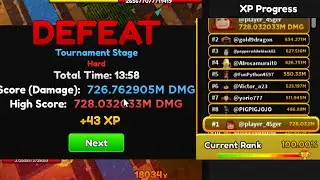 NO SSS!ANIME ADVENTURES 700M+ DMG TOURNAMENT 18