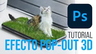 Efecto 3D 🤩 POP-OUT 📸 con tus fotos | Tutorial Photoshop