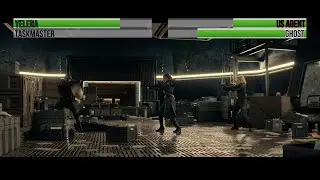 Yelena vs US Agent vs Taskmaster vs Ghost...with healthbars