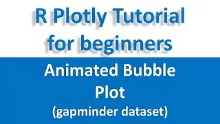 R Plotly Tutorial | Animated Bubble Plot | Plotly in R