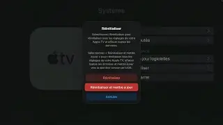 Comment réinitialiser une Apple TV 4K, HD